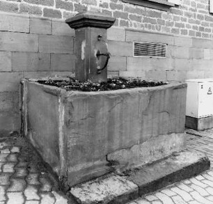 Laufbrunnen (''Gerichtsbrunnen''); Michelstadt, Kellereibergstraße (vor Erbacher Straße 9)