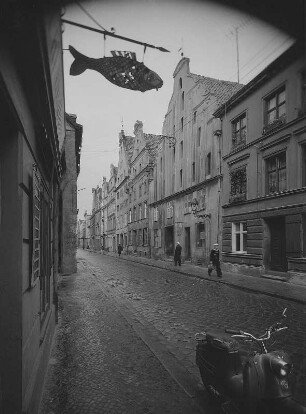 Stralsund. Blick entlang der Frankenstraße