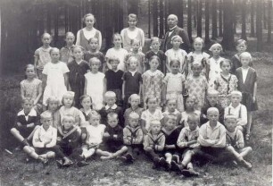 Alte Schule Kussel. Detmold. Pivitsheide. Papierabzug