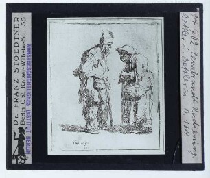 Rembrandt, Bettler und Bettlerin im Gespräch (Druck B 164) (Expl. Washington NGA 1943.3.7073)