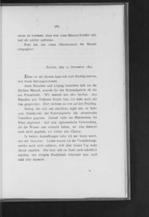Berlin, den 11. December 1895.
