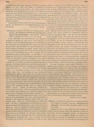385-386 [Rezension] Pfeilschifter, Georg, Die kirchlichen Wiedervereinigungsbestrebungen der Nachkriegszeit