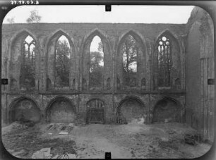 Neubrandenburg. Stadtkirche St. Marien. Inneres nach Süden