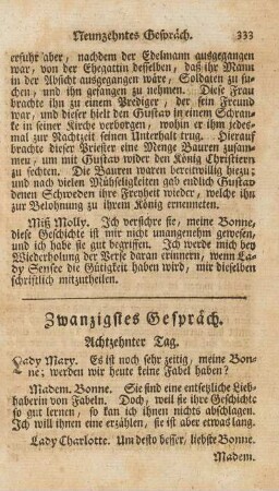 Zwanzigstes Gespräch