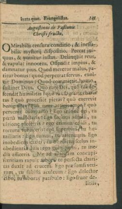 Augustinus de Paßionis Christi fructu.