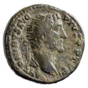 Münze, Dupondius, 145 - 161 n. Chr.