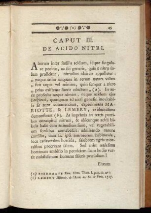 Caput III. De acido nitri.