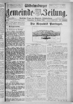 Wilhelmsburger Gemeindezeitung : Amtsblatt der Gemeinde Wilhelmsburg