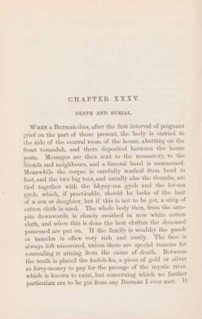Chapter XXXV. Death and burial