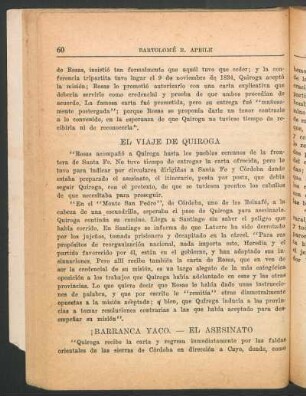 Barranca Yaco. - El asesinato