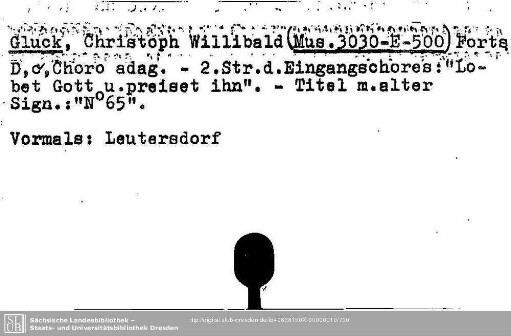 Gluck, Cristoph Willibald