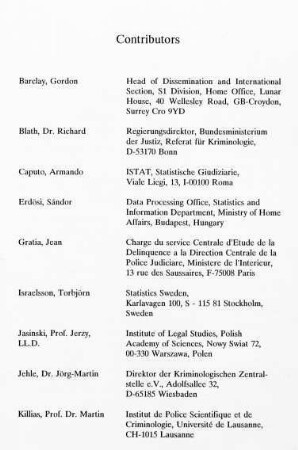 213-214, List of Contributors