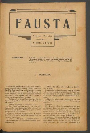 Fausta : Romance heróico