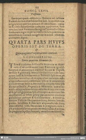 Quarta Pars Huius Operis Est De Terra