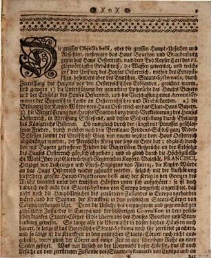 Politische Historie der Staats-Fehler, Welche die Europäische Machten in Betrachtung der Häuser Bourbon und Brandenburg begangen. Oder historische Untersuchung der Staats-Fehler, Als Ursachen von dem gegenwärtigen zerrütteten Zustand des Europäischen Staats-Systematis, Und Anzeige der Mittel, wie es könne wieder eingerichtet werden, auch die Herstellung eines gleichen Gewichtes der Machten in Europa, Und dadurch die allgemeine Freyheit, Ruhe und Sicherheot erhalten werden