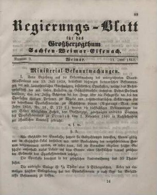 Nr. 9 : 11. Juni 1861
