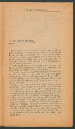 Clorinda y Rodolfo