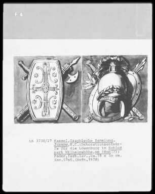 Kassel & Wilhelmshöhe & Löwenburg & Dekoration