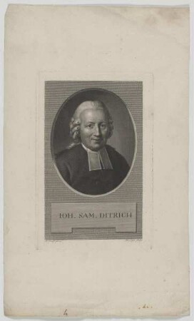 Bildnis des Ioh. Sam. Ditrich