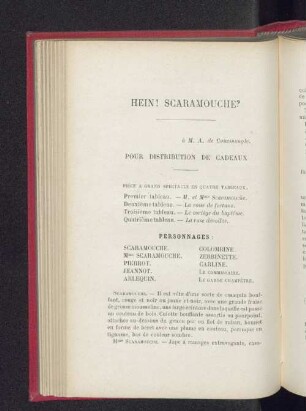Hein! Scaramouche?