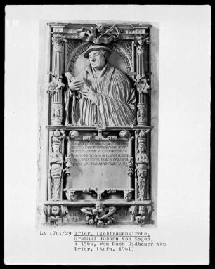 Epitaph für den Domkantor Johann von Segen