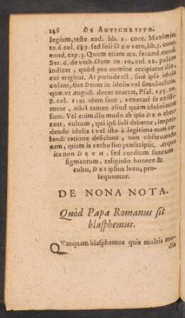 De Nona Nota.