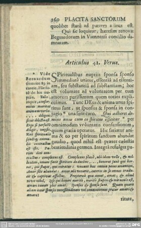 Articulus 41. verus [& falsus]