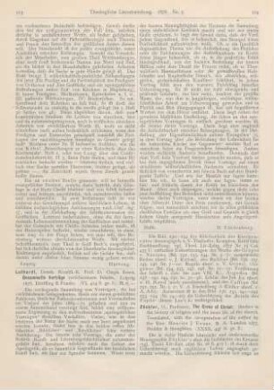 123-124 [Rezension] Luthardt, Chrph. Ernst, Gesammelte Vorträge verschiedenen Inhalts