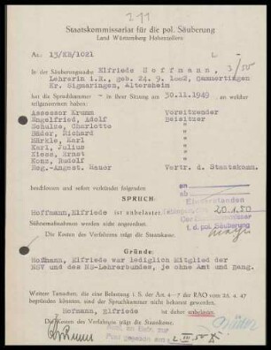 Hoffmann, Elfriede