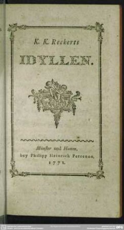 K. K. Reckerts Idyllen