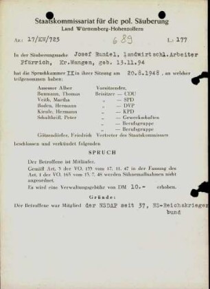 Rundel, Josef