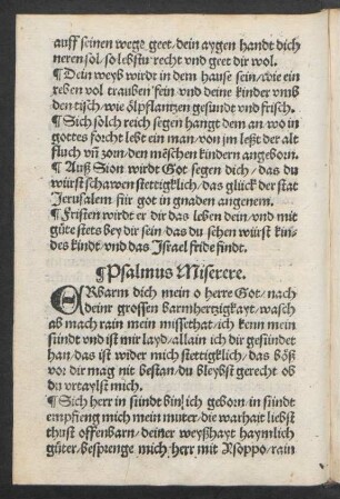 Psalmus Miserere. || [Teil 1]