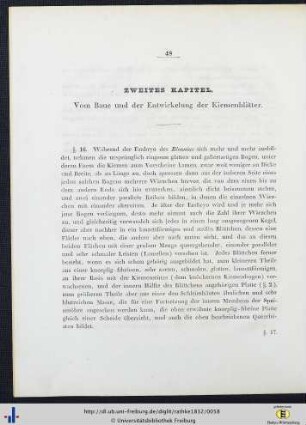 Zweites Kapitel. Vom Baue und der Entwickelung der Kiemenblätter.