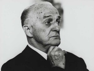 Heinrich Burkhardt : Portrait des Malers und Grafikers Professor Heinrich Burkhardt (1904-1985)