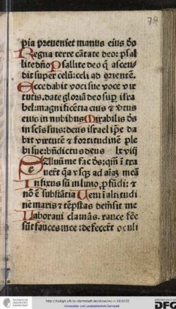 [Psalmus] lxviii.