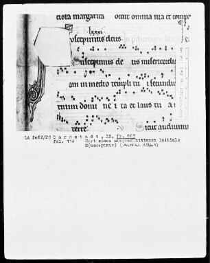 Graduale — Initiale S (uscepimus), Folio 114recto