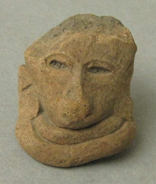 Clay head (fragment)