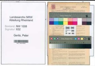 Entnazifizierung Peter Gerits , geb. 31.01.1888 (Haendler)