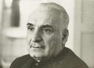 Porträt Isak Ariadse : Porträt des georgischen Schauspielers und Theaterleiters Isak Ariadse. Fotografie von Evelyn Richter, Leipzig 1970