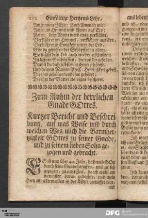 Zum Ruhm der herrlichen Gnade Gottes.