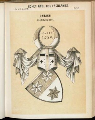 Taf. 13. Erbach Stammwappen.