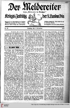 Hefte 68-76, November-Dezember 1917
