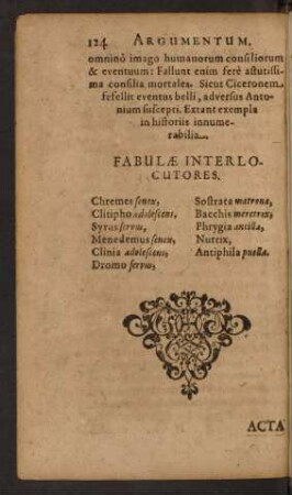 Fabulae Interlocutores.