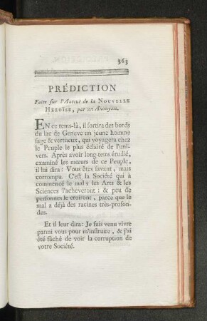 Prédiction