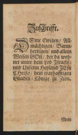 Zuschrifft.