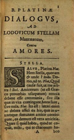 Veneres et Cupidines venales : s. de Pulcro et Amore Libri