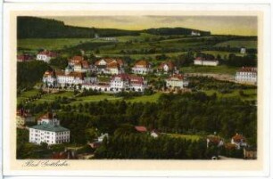 Bad Gottleuba. Blick auf Bad Gottleuba