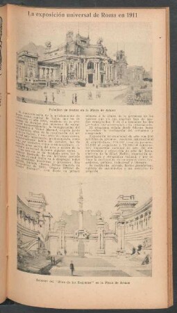 La exposición universal de Roma en 1911