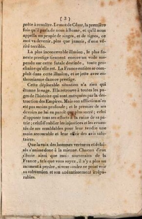 Appel à la puissance publique