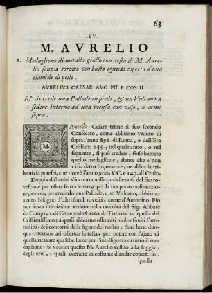 IV. M. Aurelio
